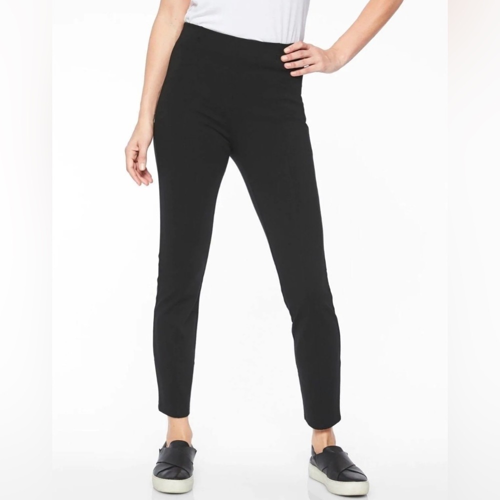 Athleta Siena Skinny Fit Black Ponte Pants Size 2